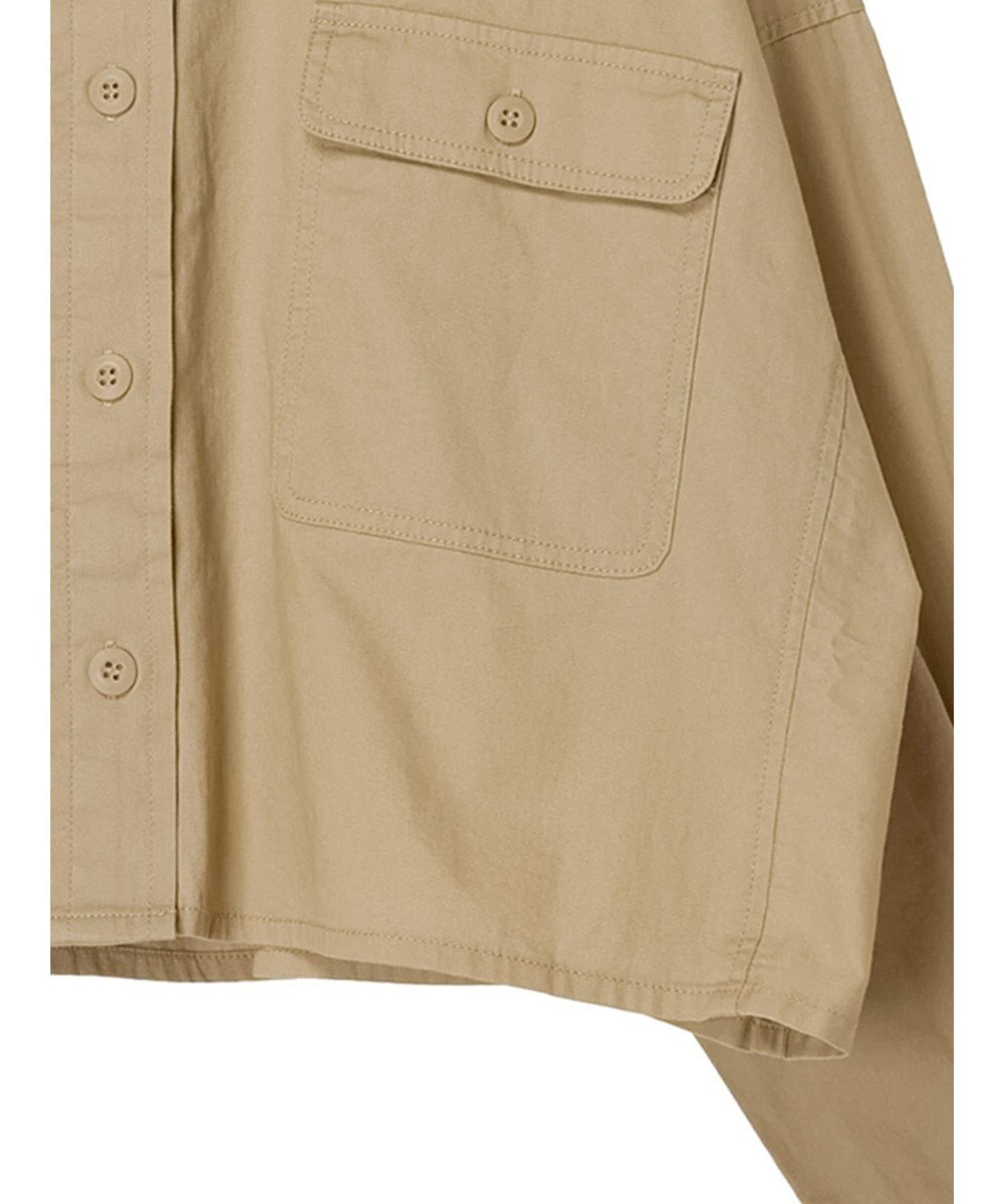 Green Parks ショート丈ワイドシャツ 