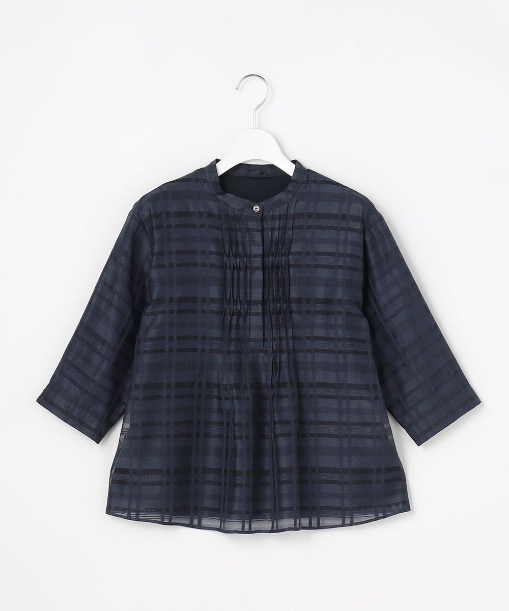 J.PRESS LADIES L シアーチェック カットソー 