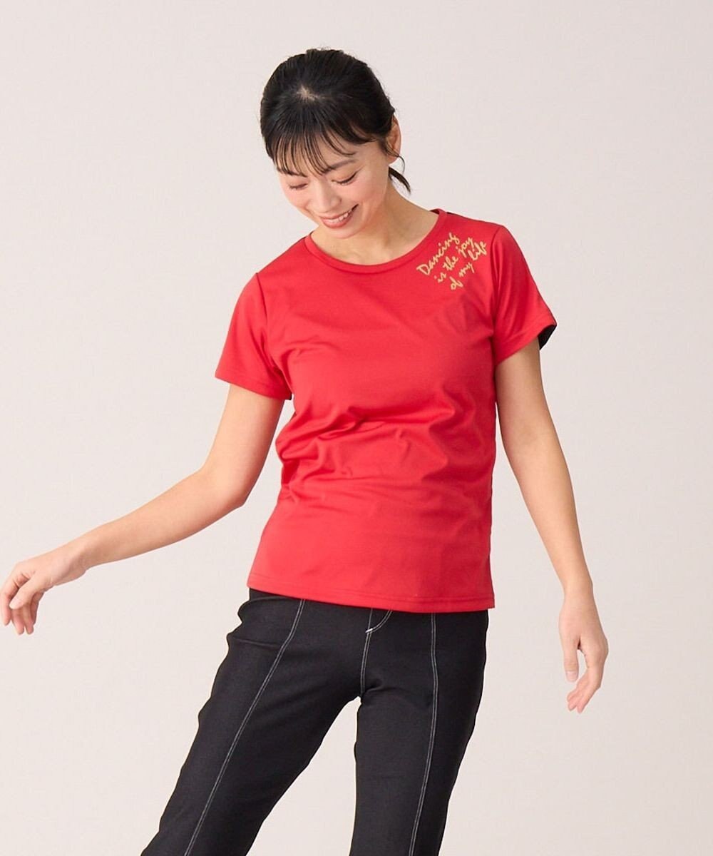 Chacott バックアクセントTシャツ 