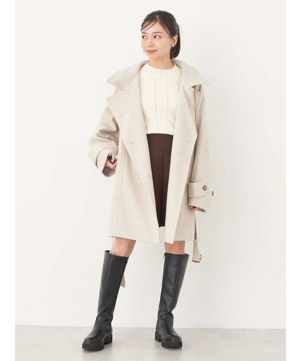 earth music&ecology ２ｗａｙカラーミドル丈コート 