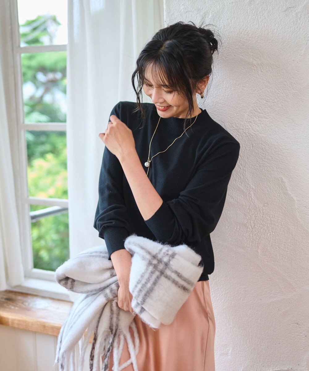 WEGO 【WEB限定/25年秋冬新作/洗濯OK/毛玉レス】ハイネックプルオーバー 