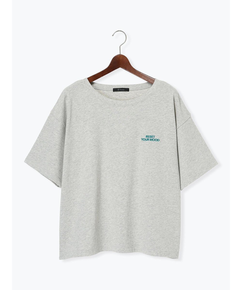 Te chichi 胸刺繍&バックプリントBIGTシャツ 