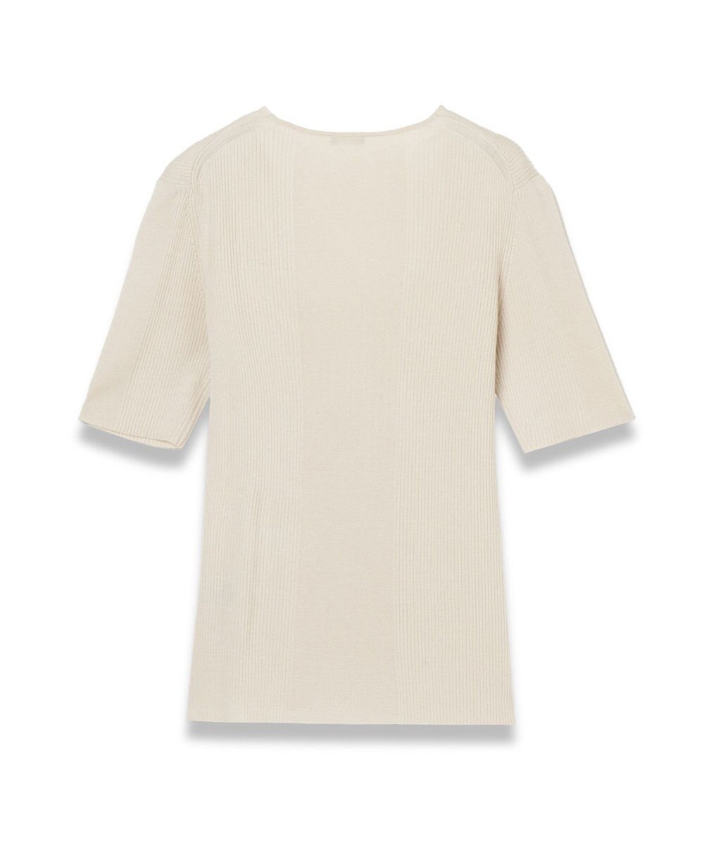 JOSEPH 【洗える】ファインリブメリノ　ショートスリーブニット 