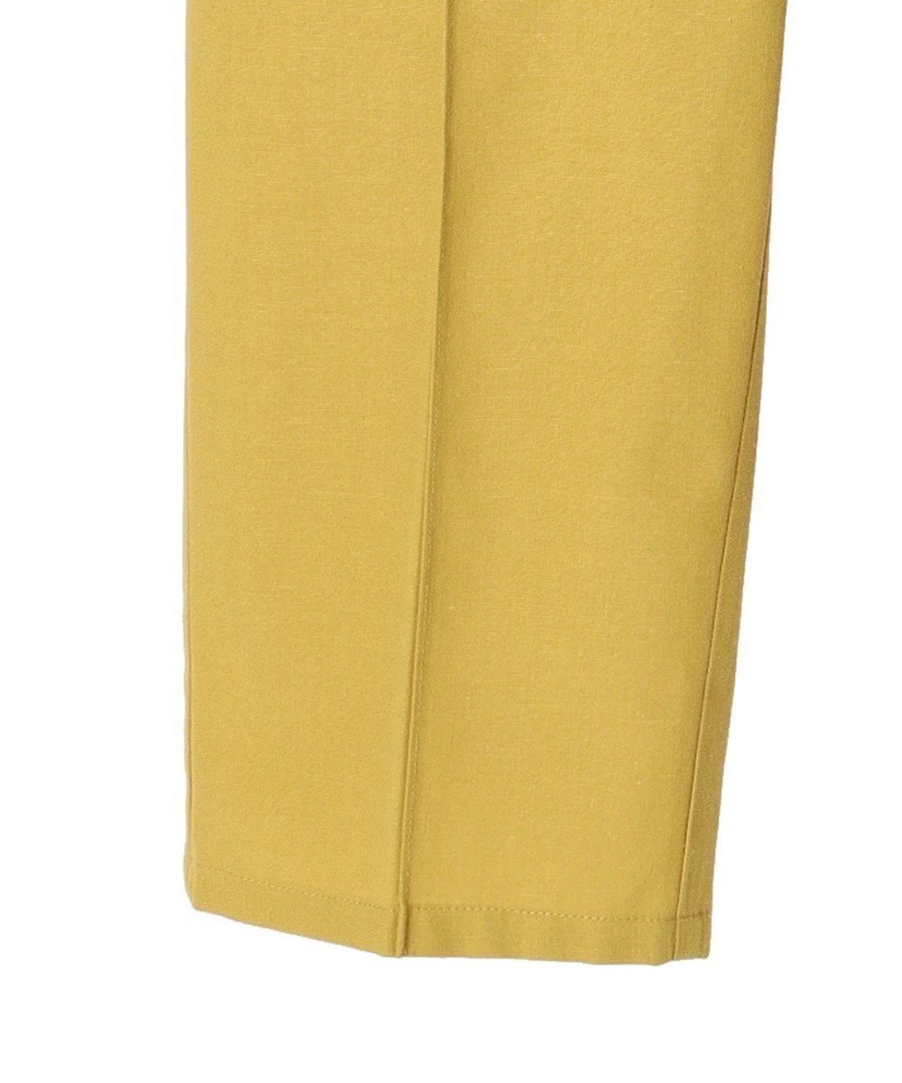 Green Parks 綿麻混イージーテーパードパンツ 