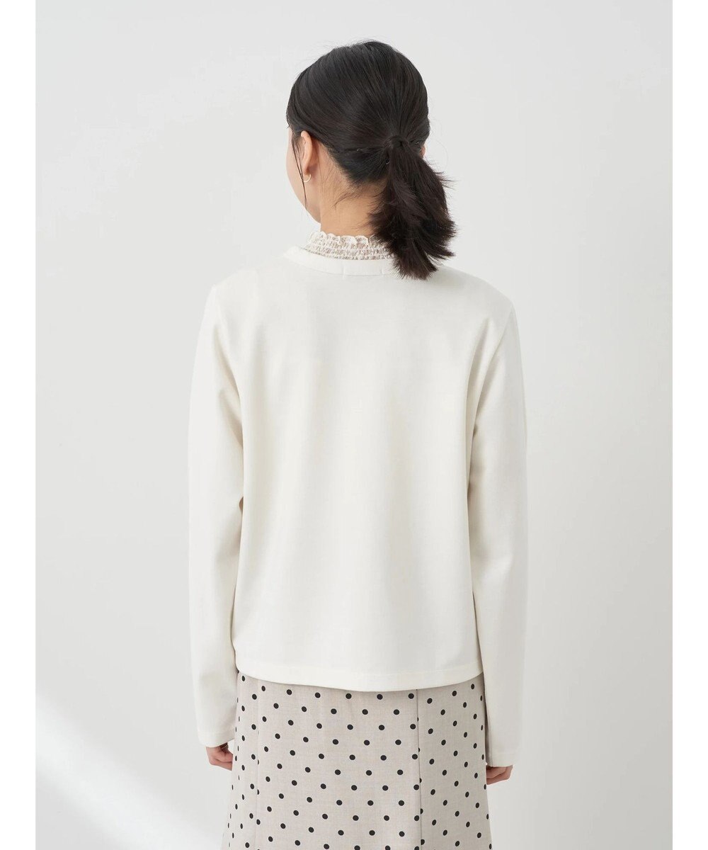 earth music&ecology パールスナップボタンカーディガン 