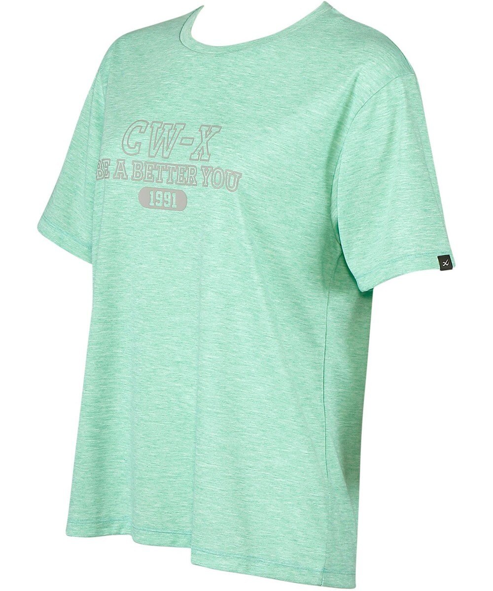 CW-X 【UNISEX】 CW-X トップス 3分袖 カジュアルＴシャツ 少しゆったりとした着用感 吸汗速乾 半袖 ユニセックス DLR105 /ワコール 