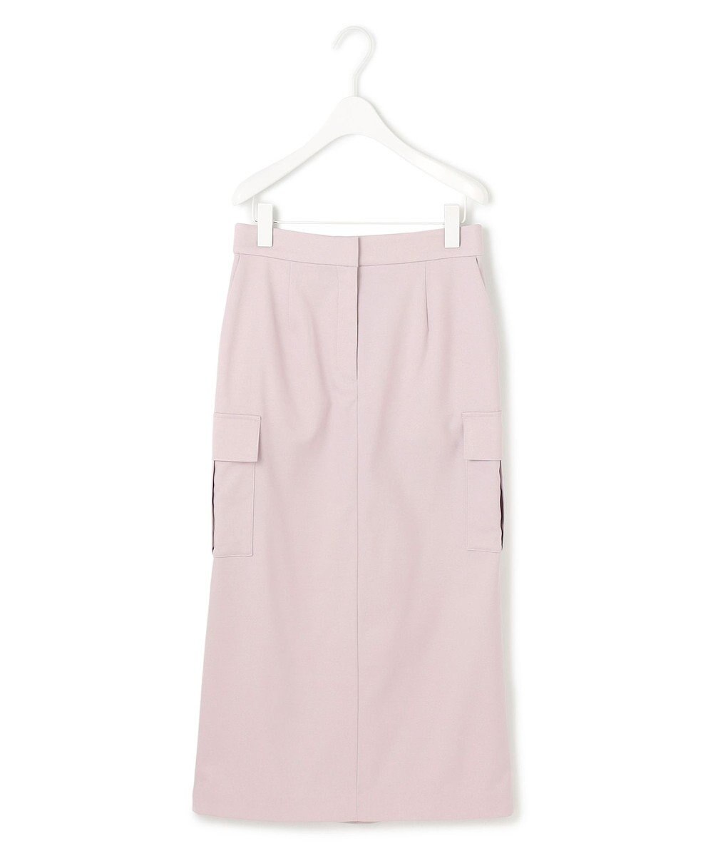 ICB L 【洗える】ウォームサテン カーゴスカート 