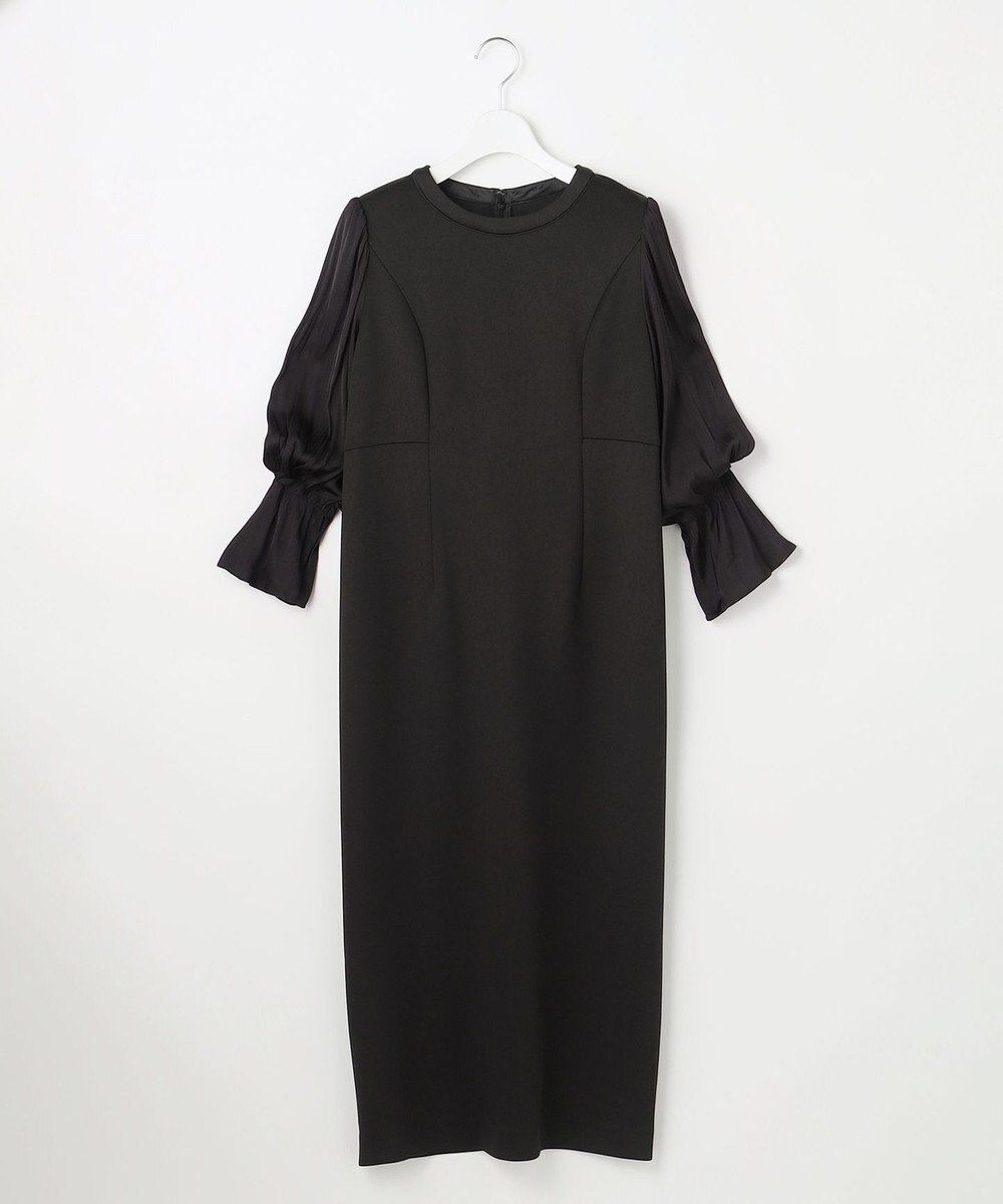 ANY SIS 【洗える】ベルスリーブナロー ドレス 