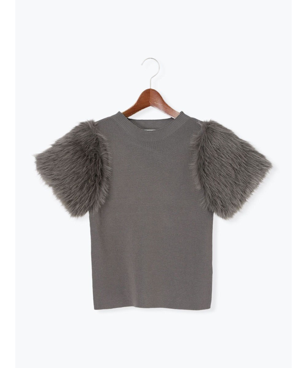 Te chichi スリーブファーニットプルオーバー《2025Autumn catalog item》 