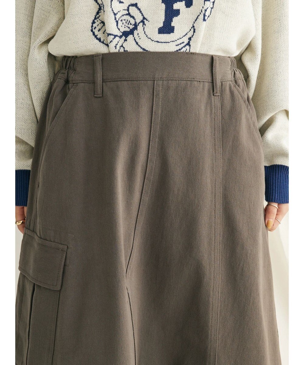 CRAFT STANDARD BOUTIQUE 綿ピーチカーゴスカート 