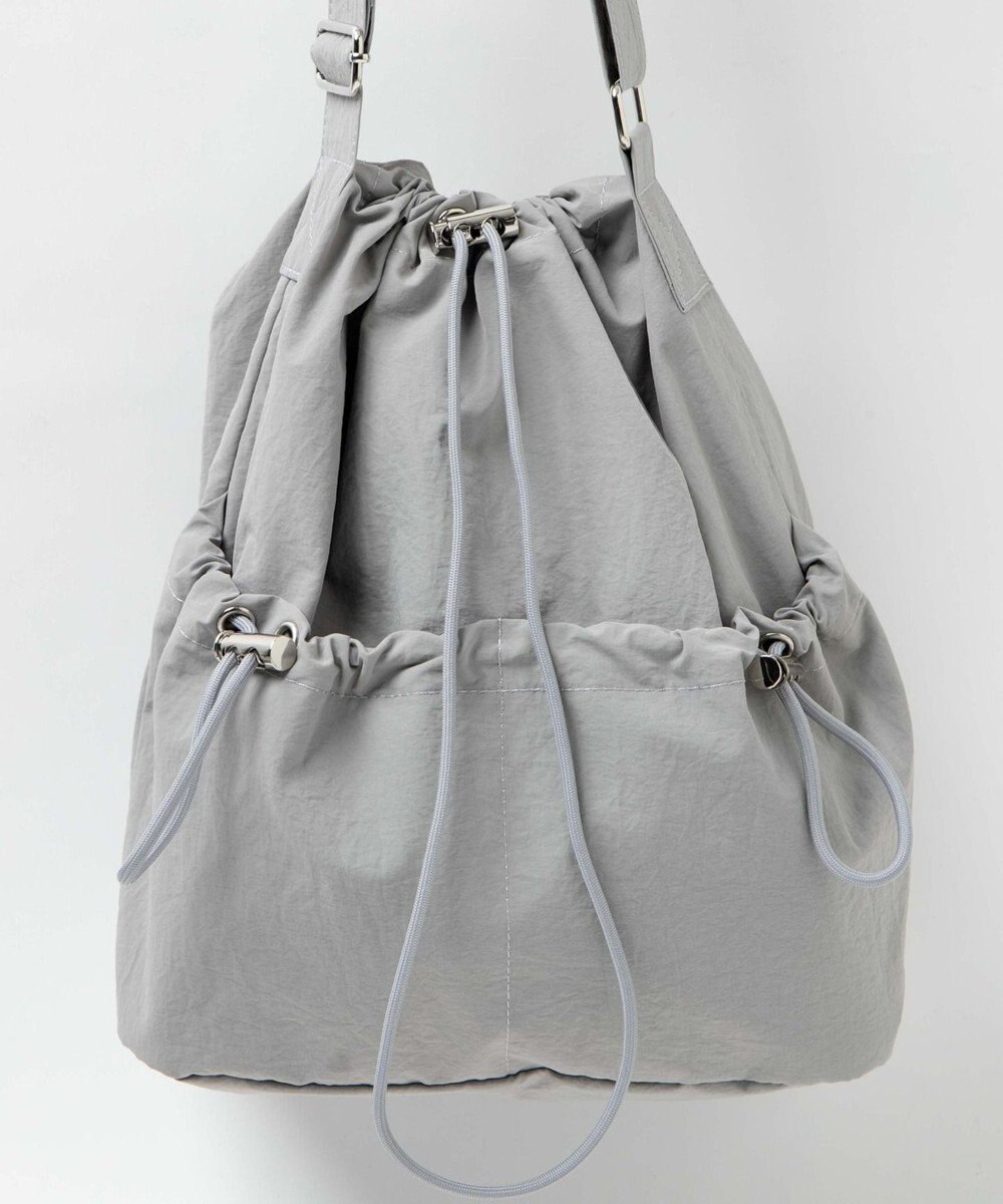 WEGO ナイロン巾着ショルダー 