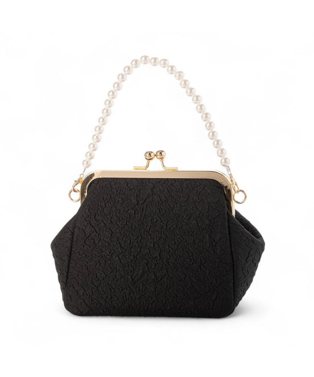 UNBILLION カシュカシュ cachecache / 2wayパールハンドル付きがま口パーティバッグ 