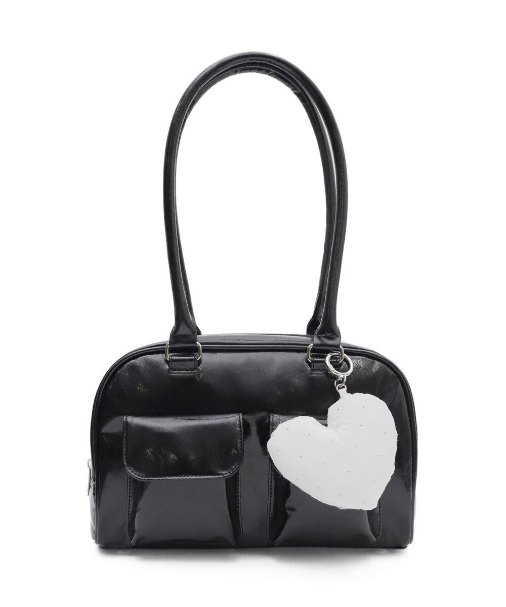 WEGO 【痛バ＆推し活】チャーム付きボストン痛バッグ 