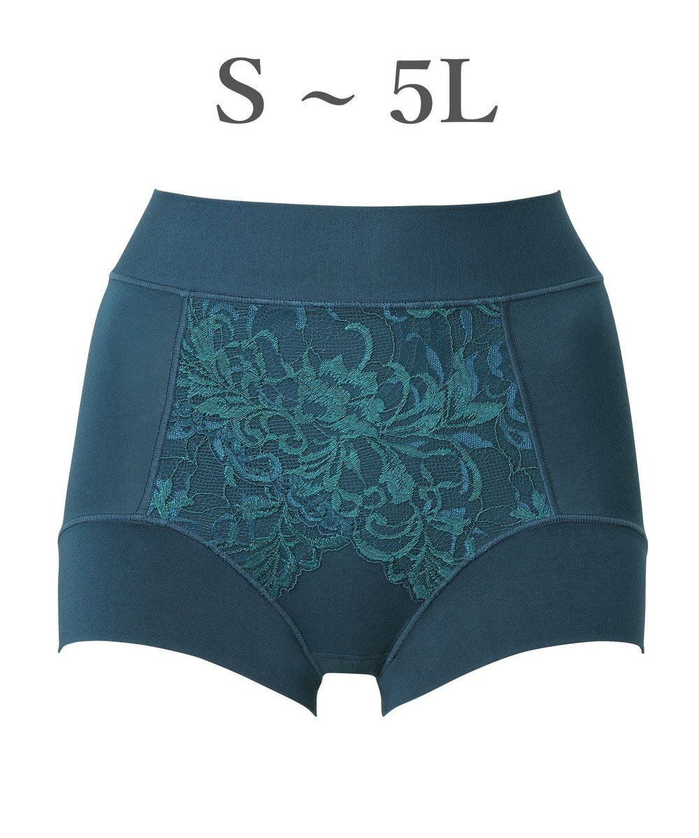 BRADELIS New York 【BRADELIS NewYork peace】綿混フィットレースショーツ24 ブラデリス 補正下着 ハイウエスト 深め 