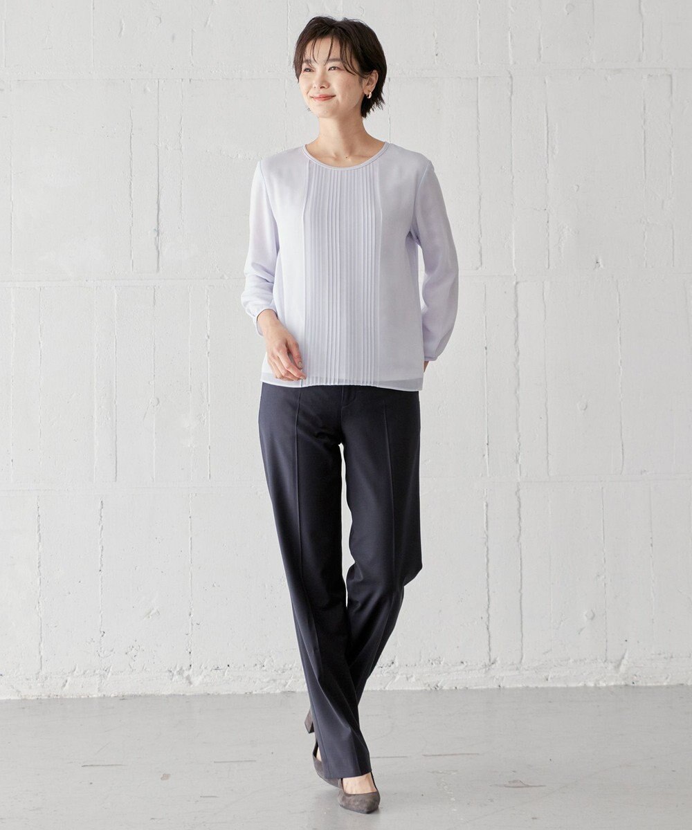 J.PRESS LADIES S BAHARIYE SOLID ストレート パンツ 