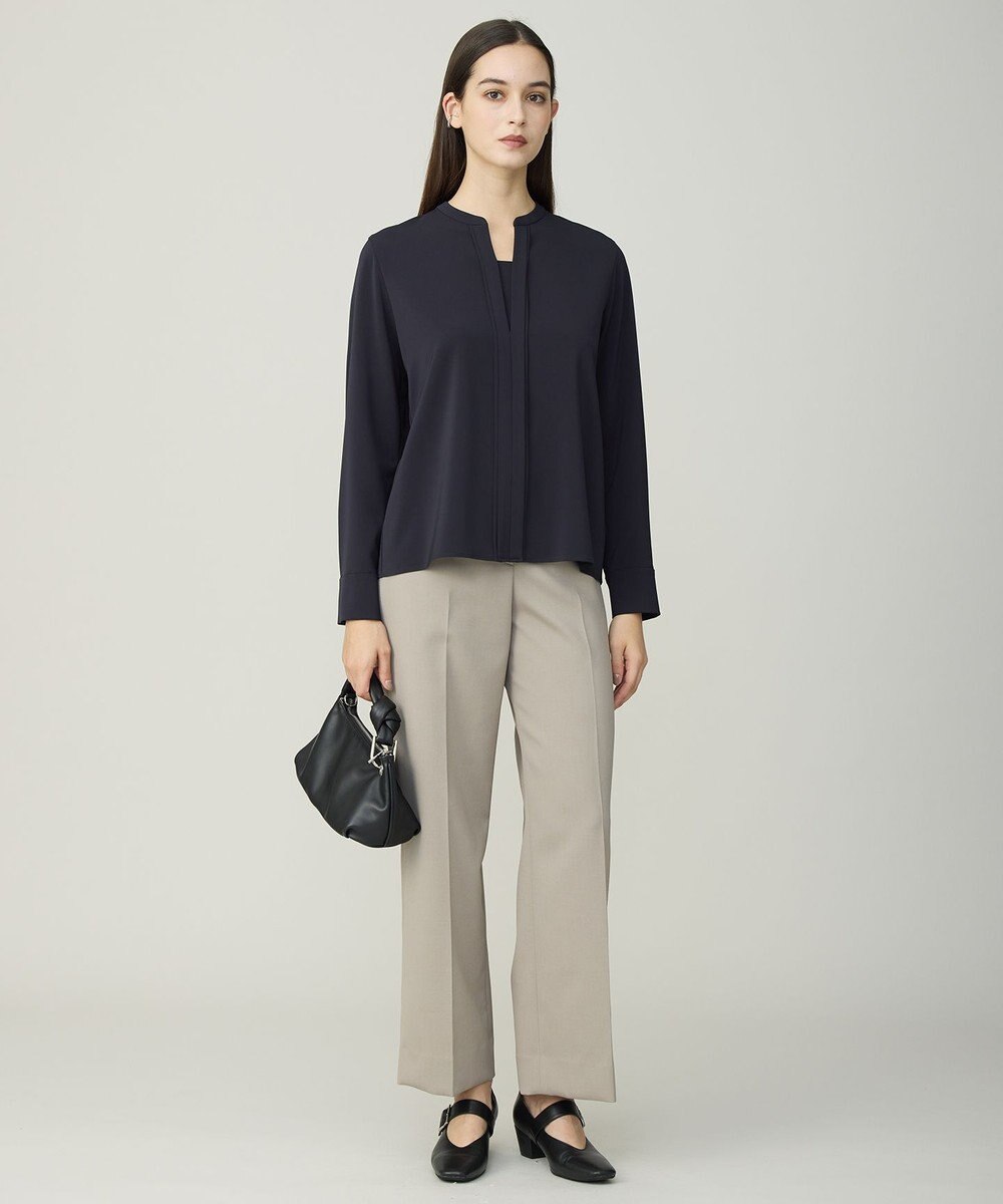 ICB L Fied キーネック ブラウス 