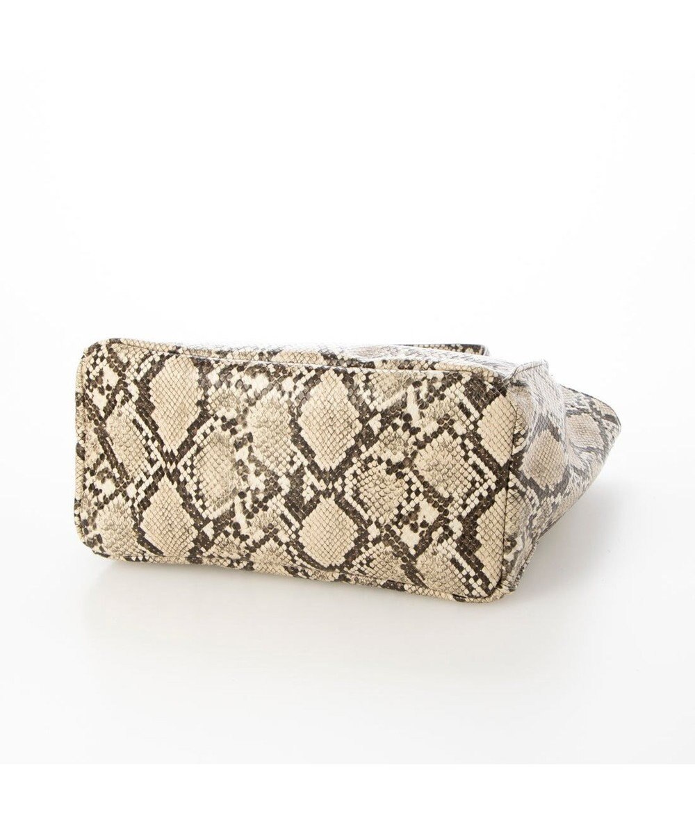 UNBILLION カシュカシュ cachecache / パイソン柄手提げトートS 