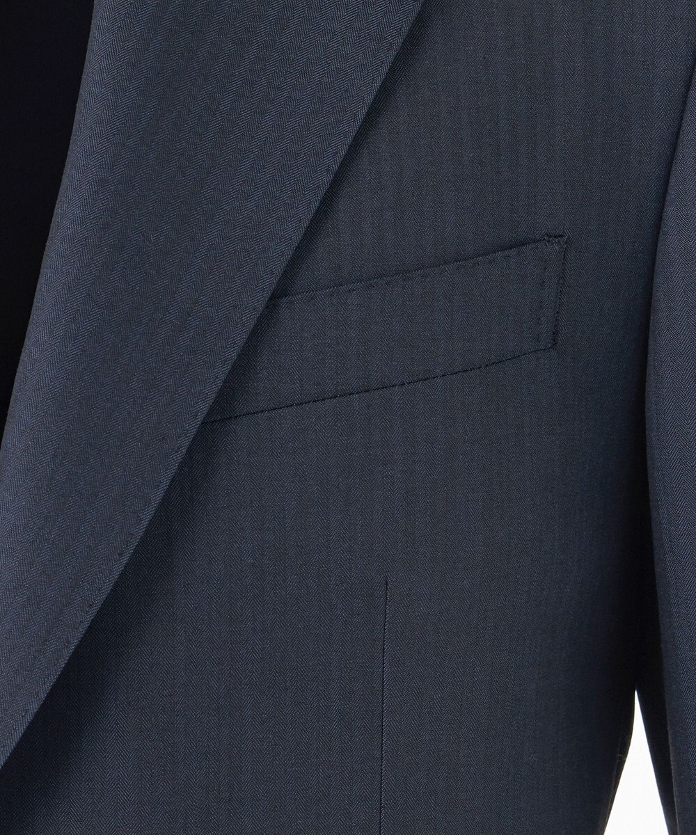 J.PRESS MEN 【ESSENTIAL CLOTHING】インディゴルック マイクロヘリンボーン スーツ 