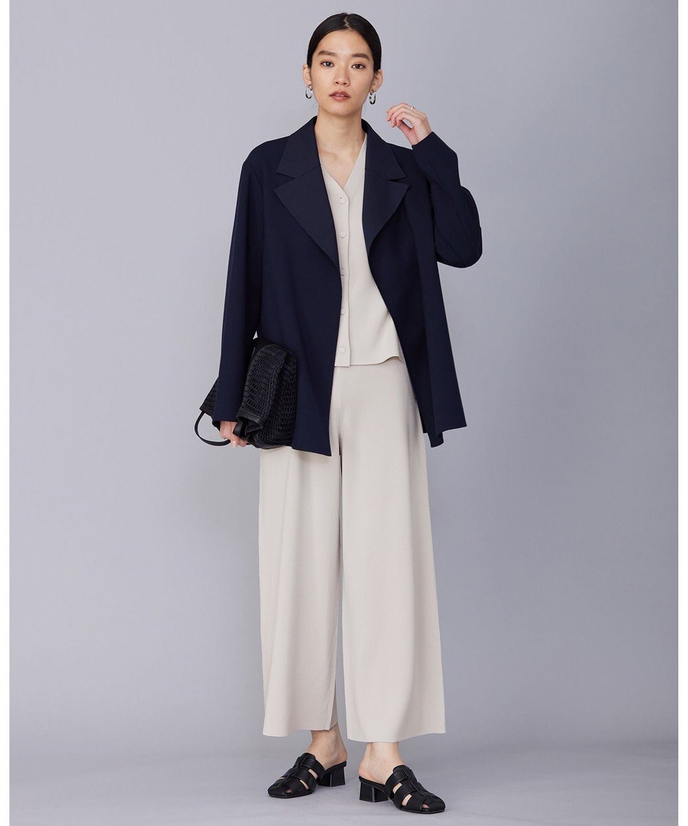 ICB 【洗える】ハイゲージスムース スリーブレスプルオーバー 