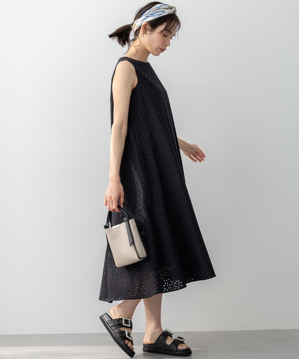 組曲 【WEB限定・新色追加】エンブロイダリーレースノースリーブ ワンピース 