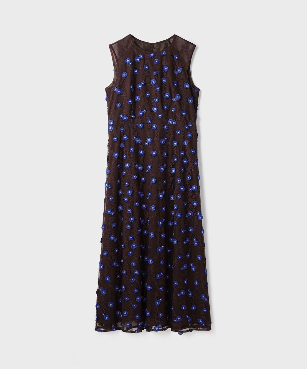 GRACE CONTINENTAL バイカラーレースワンピース 