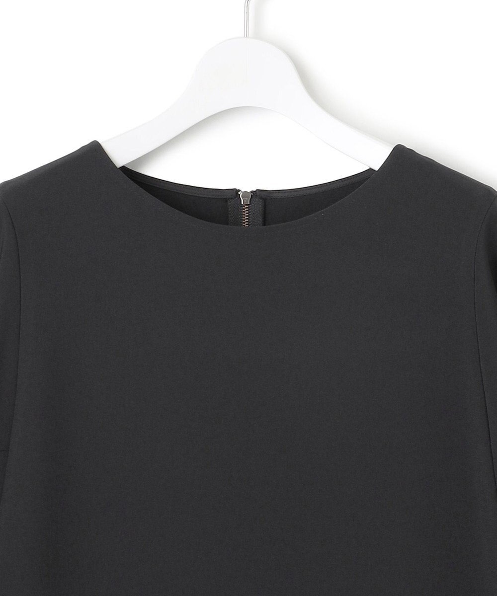 ICB 【洗える】 ウールライクストレッチ ドルマンスリーブワンピース 