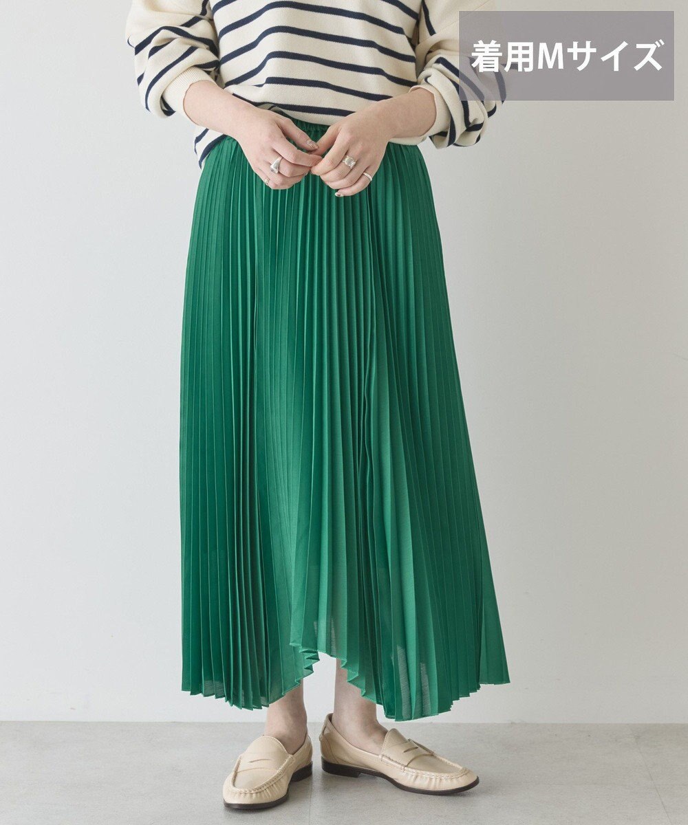 AMERICAN HOLIC 【選べる丈】シアープリーツスカート 