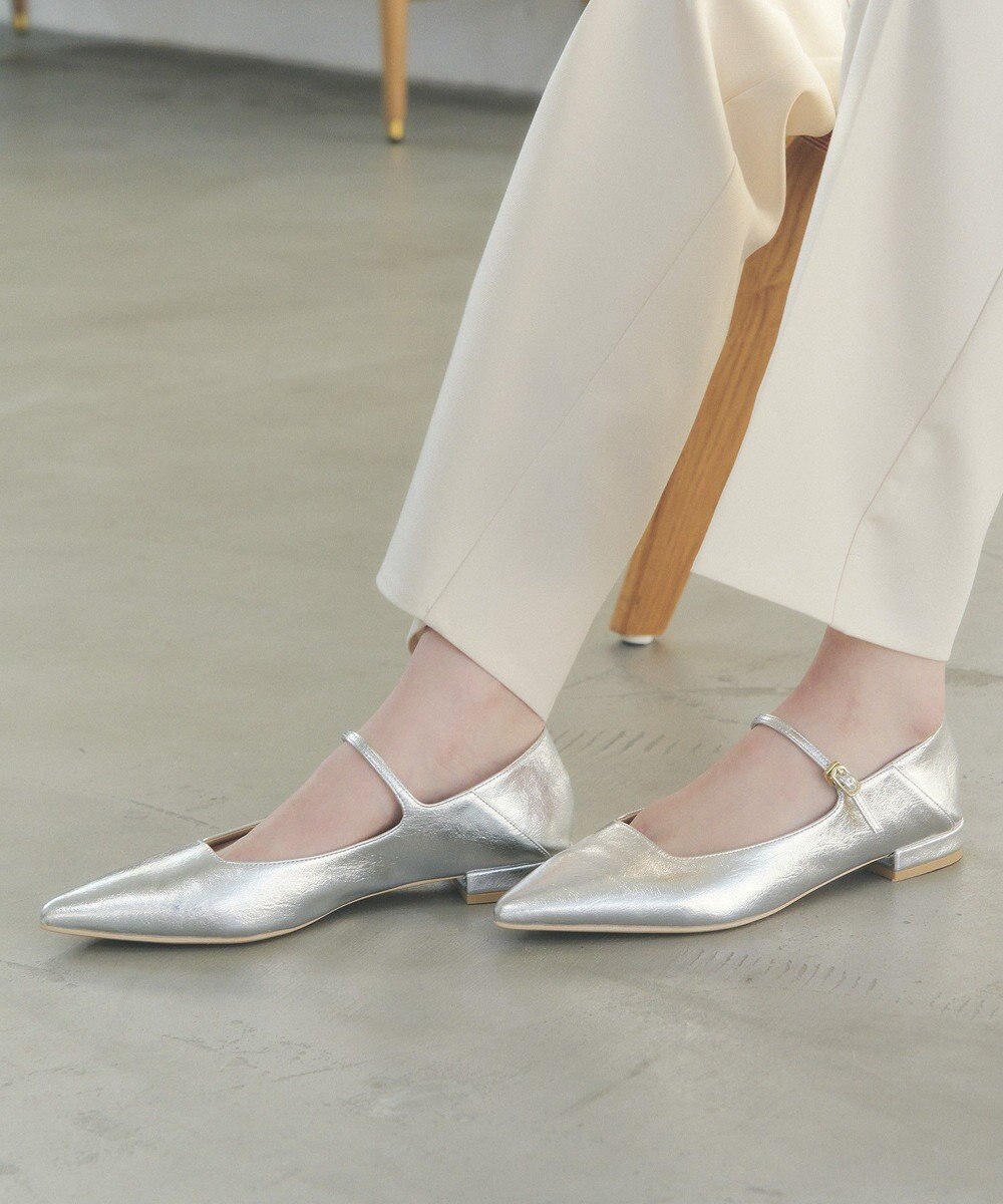 YECCA VECCA メリージェーンストラップパンプス 