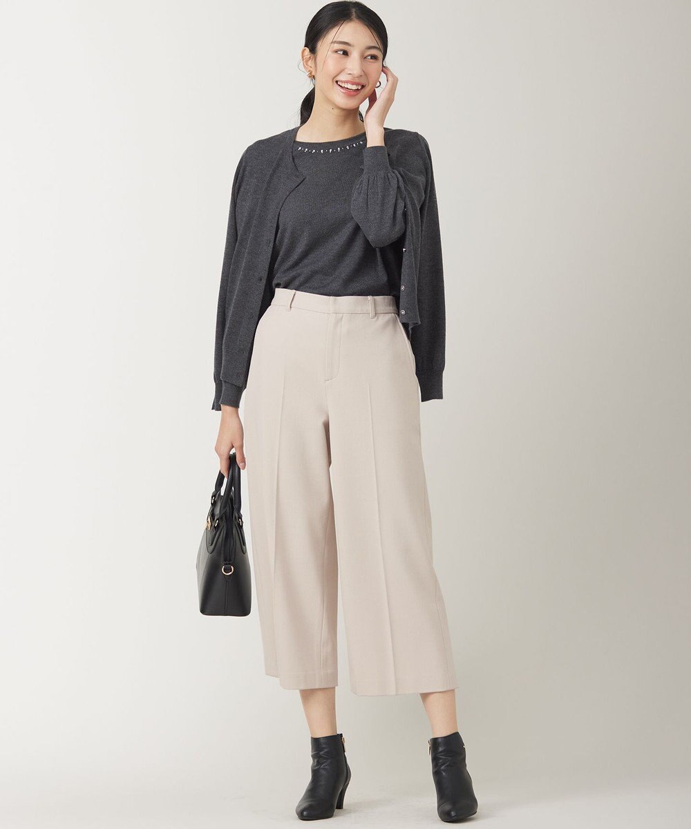 ANY SIS 【洗える】ウールブレンド カーディガン 