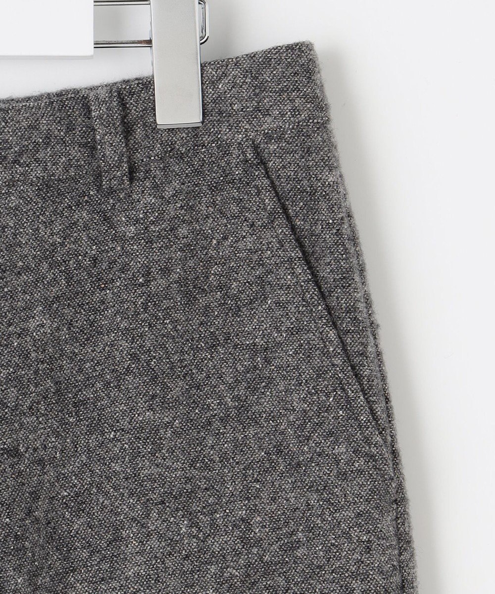 J.PRESS LADIES シルクネップ ツイード セミワイド パンツ 