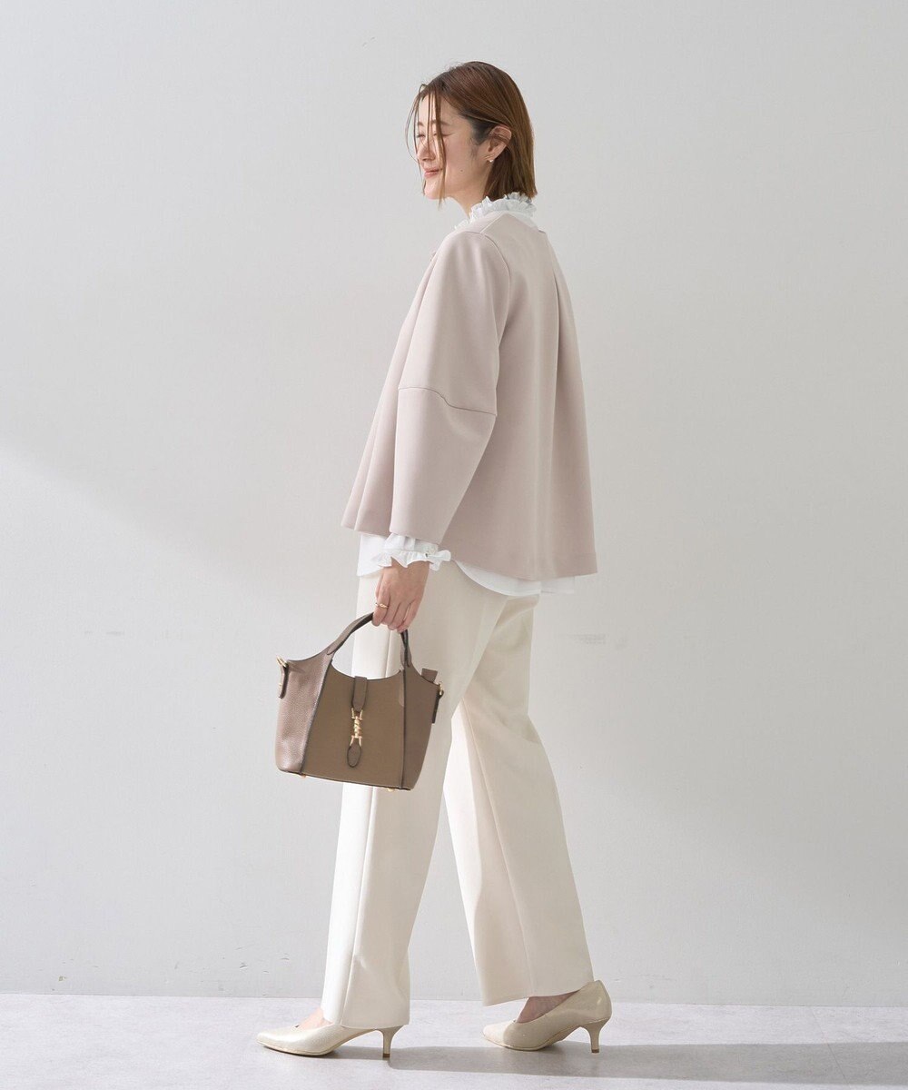 YECCA VECCA サイドベルテッドハイウエストパンツ 