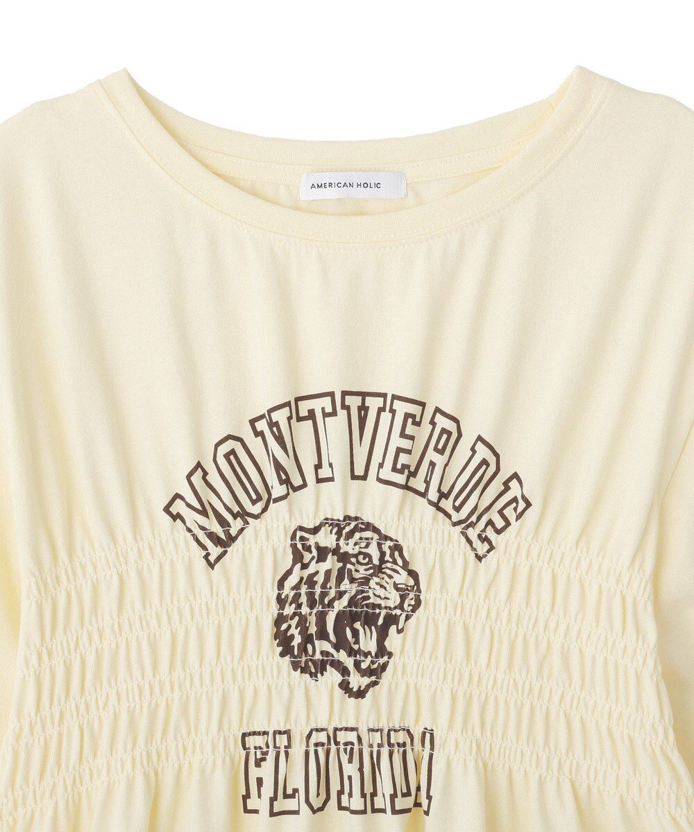AMERICAN HOLIC シャーリングプリントTシャツ 