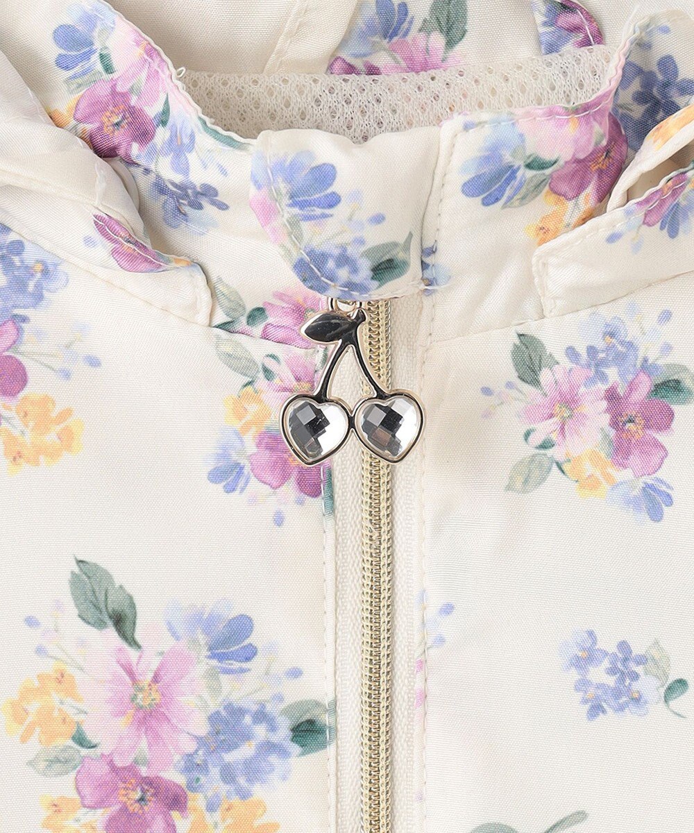 ANY KIDS フード取り外し 総柄 ブルゾン 