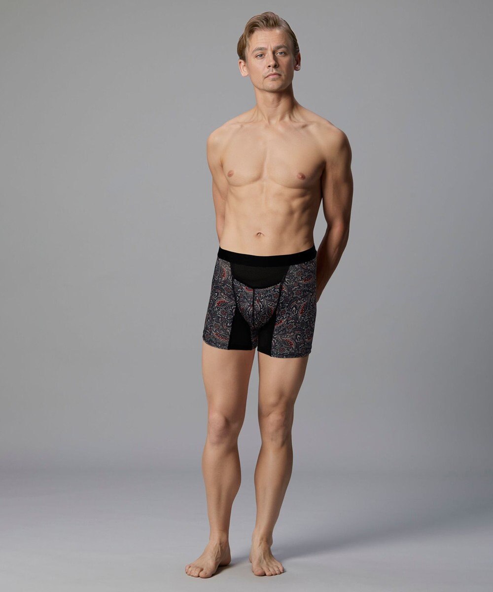 WACOAL MEN ボクサーパンツ 吸汗速乾(身生地部) ムレ軽減設計(フロント・バック) 前開き 下着 メンズ GT3061 /ブロス バイ ワコールメン 