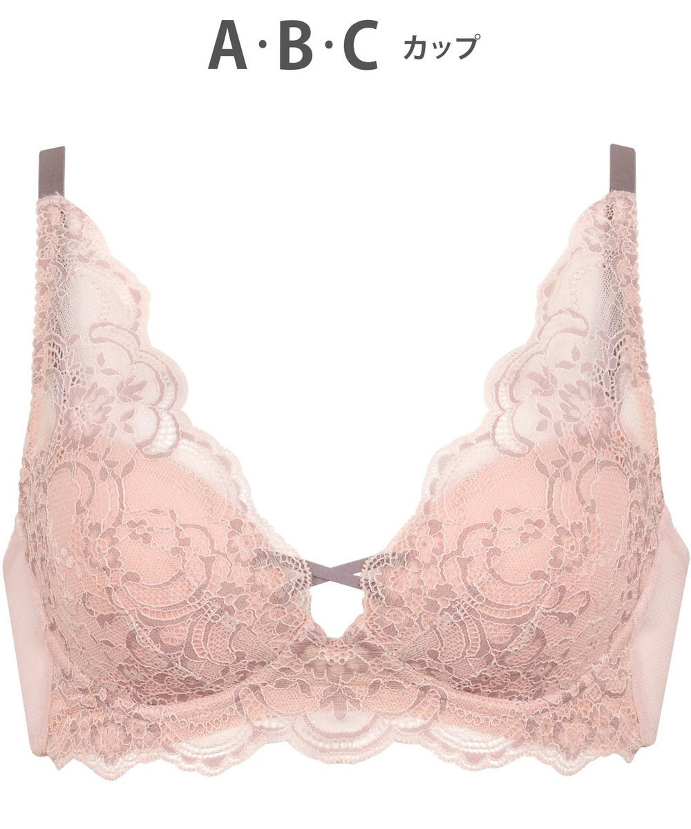 WACOAL 【重力に負けないバストケアBra】 ノンワイヤー バストを重力から守る まる胸キープ ラクなつけごこち サイドのラインすっきり ブラジャー レディース BRA184 /ワコール 