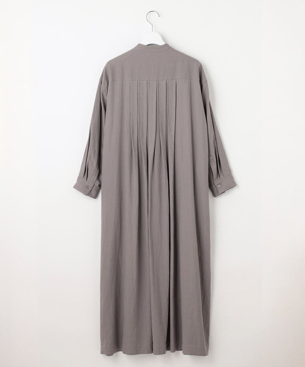 23区 【SLOW/一部店舗限定】ブライトリネン シャツ ワンピース 