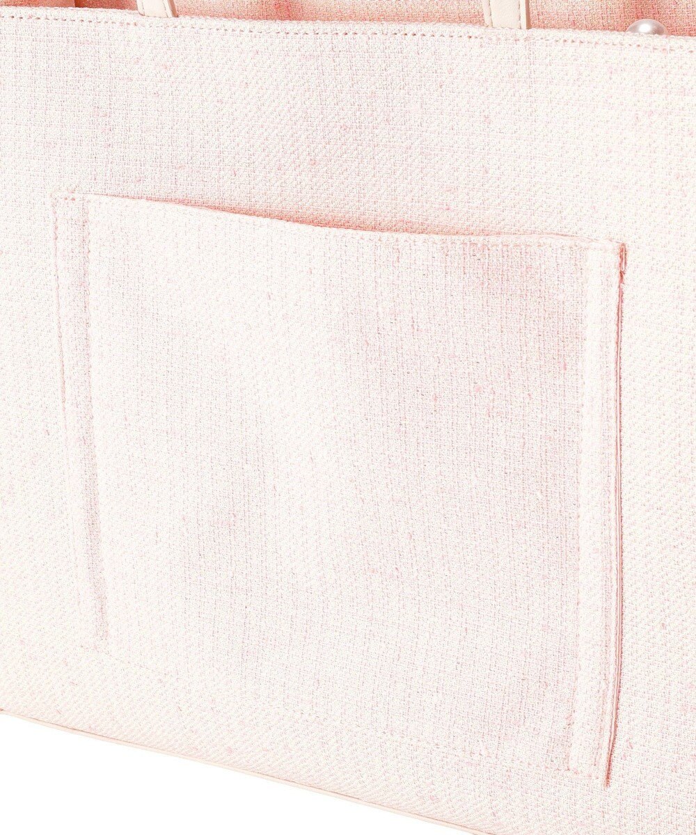 Maison de FLEUR ツイードキャリーオントートバッグ 
