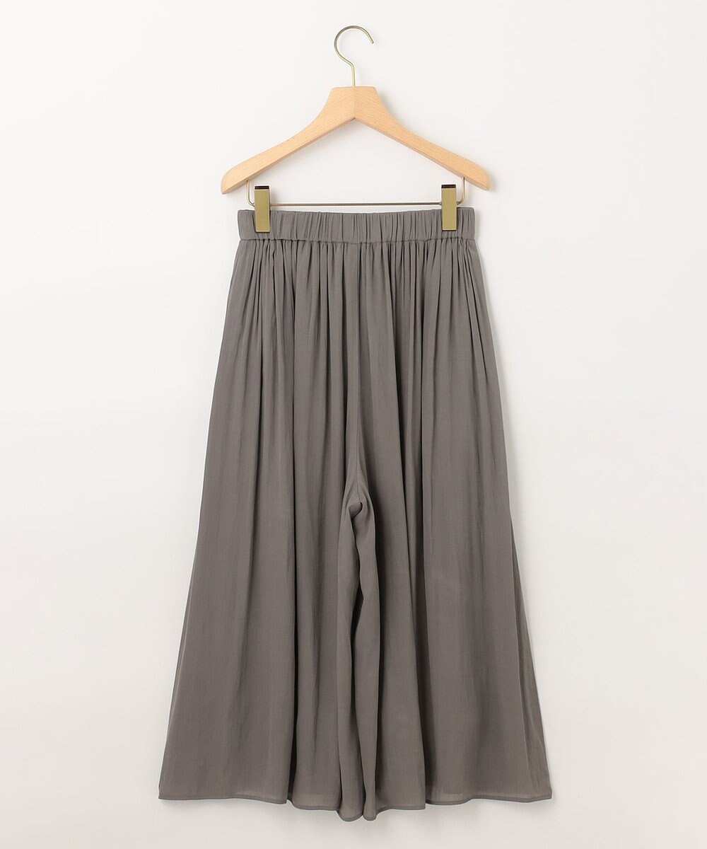 組曲 S 【ウエストゴム・WEB限定】シアープリーツライクシフォン パンツ 