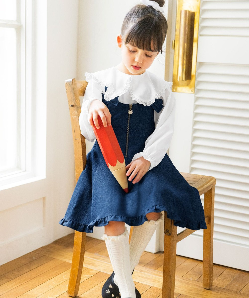 デニムジャンパースカート any FAM KIDS ファッション通販 【公式通販】オンワード・クローゼット