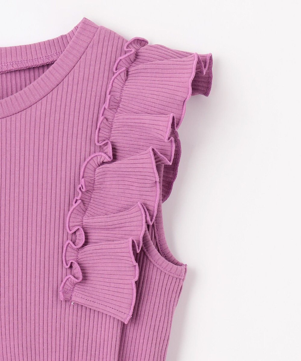 ANY KIDS チェック ドッキング ワンピース 