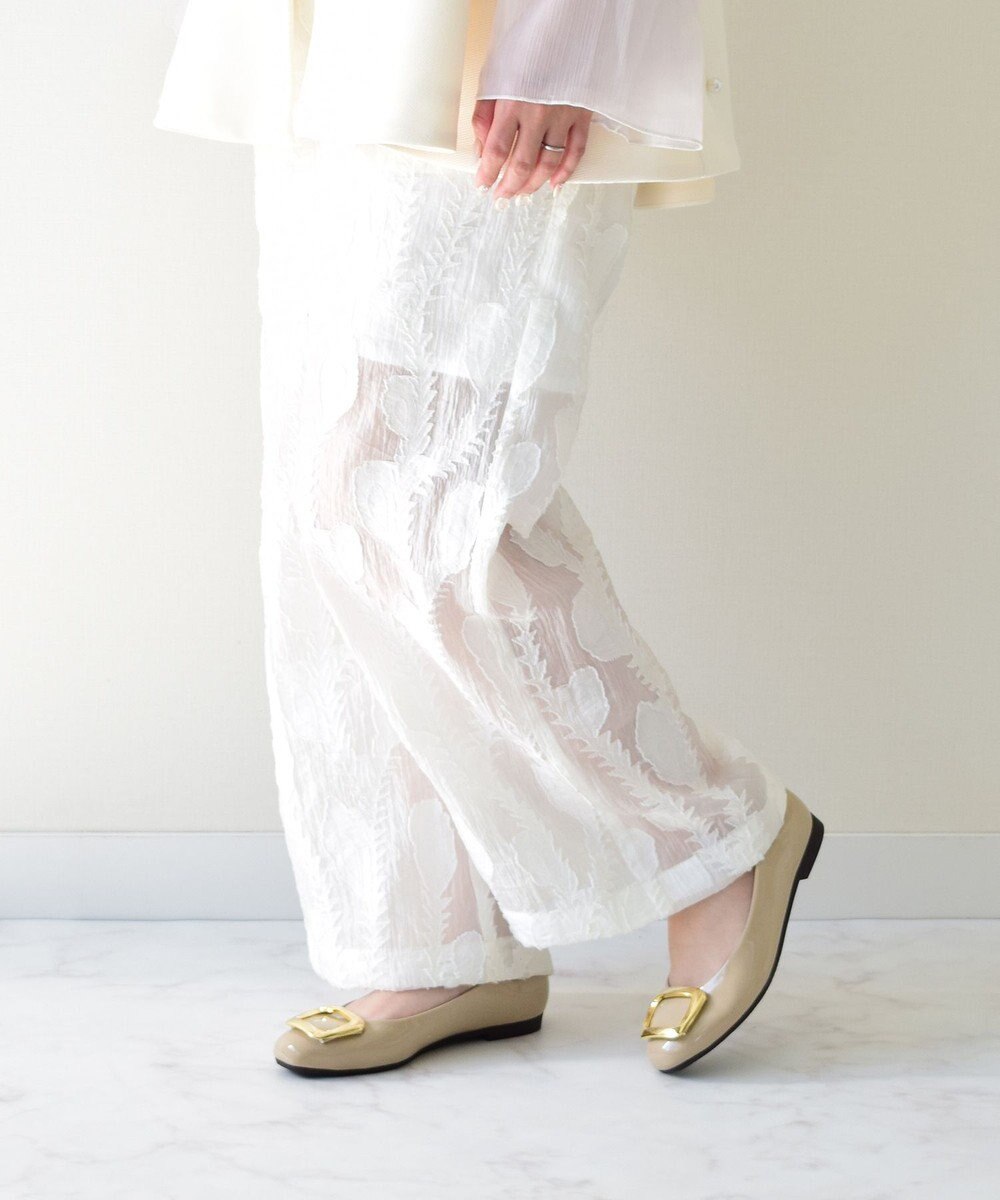 Bridget Birkin 【Bridget Birkin】バックルレインフラットパンプス 