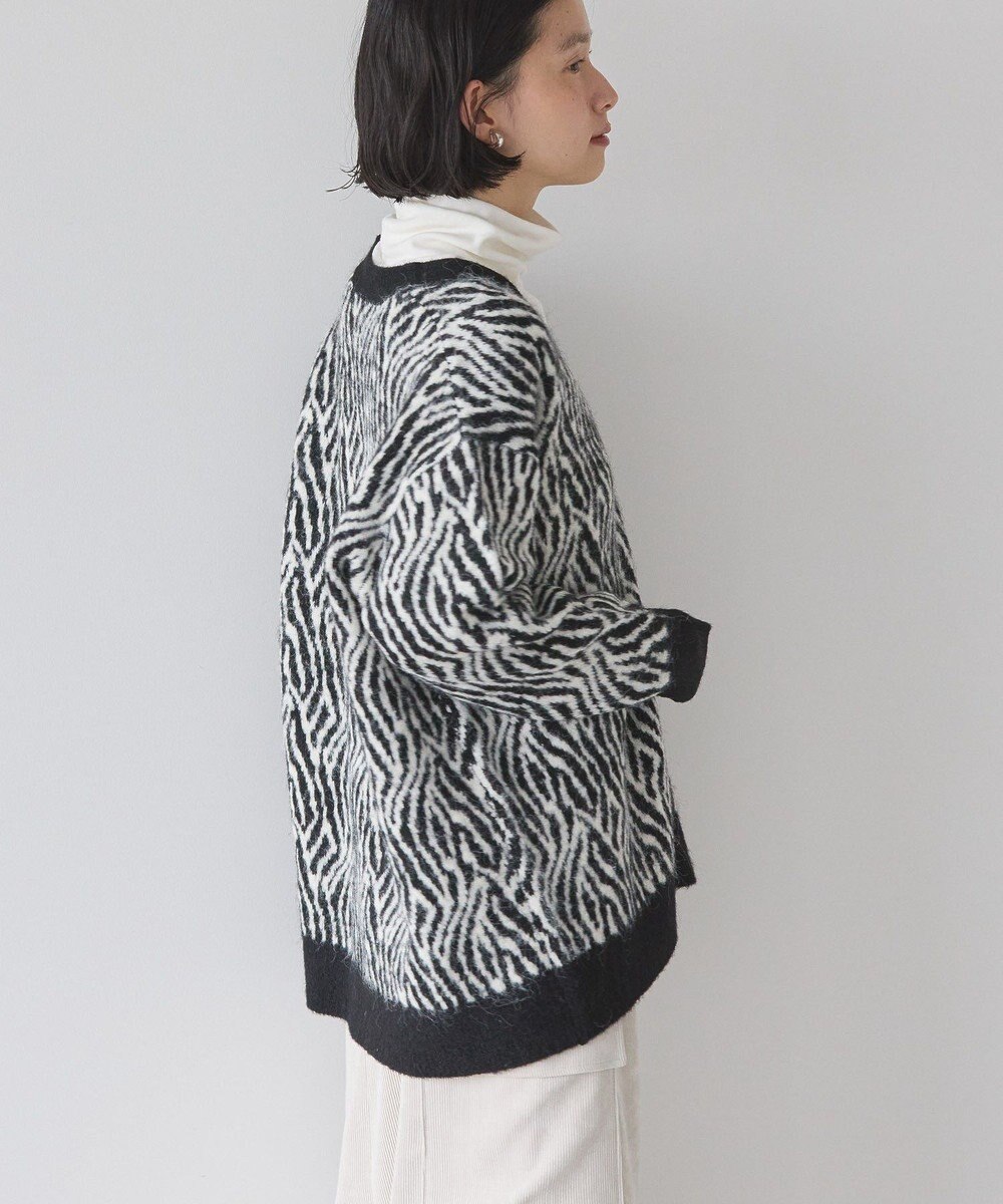 AMERICAN HOLIC アニマル柄Ｖネックニットカーディガン 