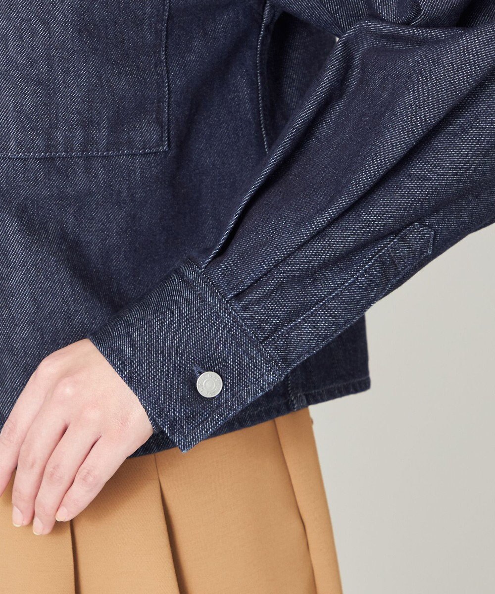 NAVE 【ReNave・セットアップ可/洗える】マーセライズデニムシャツ 