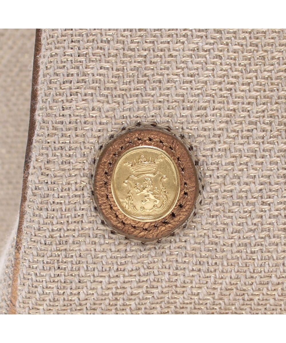 A.D.M.J. 【ファブリック】リネンラメクロス/前金具付トート32cm(Dカン＋)リネンラメクロス/前金具付トート40cm(Dカン＋) 