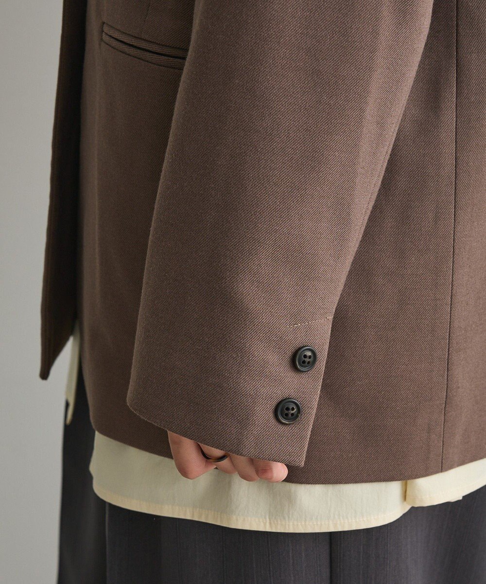 CRAFT STANDARD BOUTIQUE ウールライクオーバーサイズジャケット 