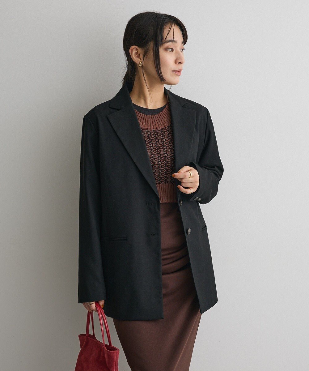 CRAFT STANDARD BOUTIQUE ウールライクオーバーサイズジャケット 