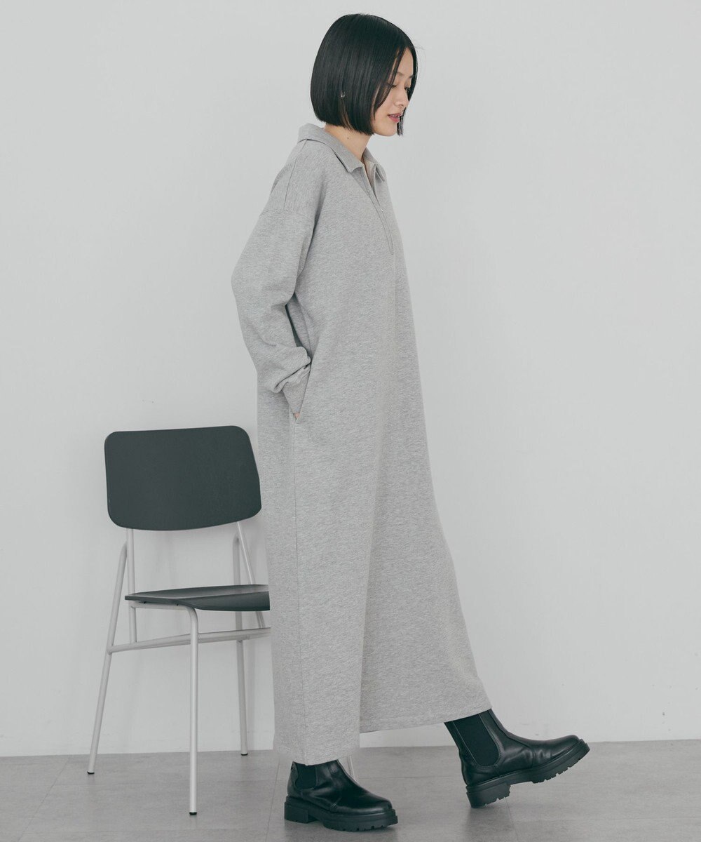 AMERICAN HOLIC 【選べる丈】ハーフZIPワンピース 