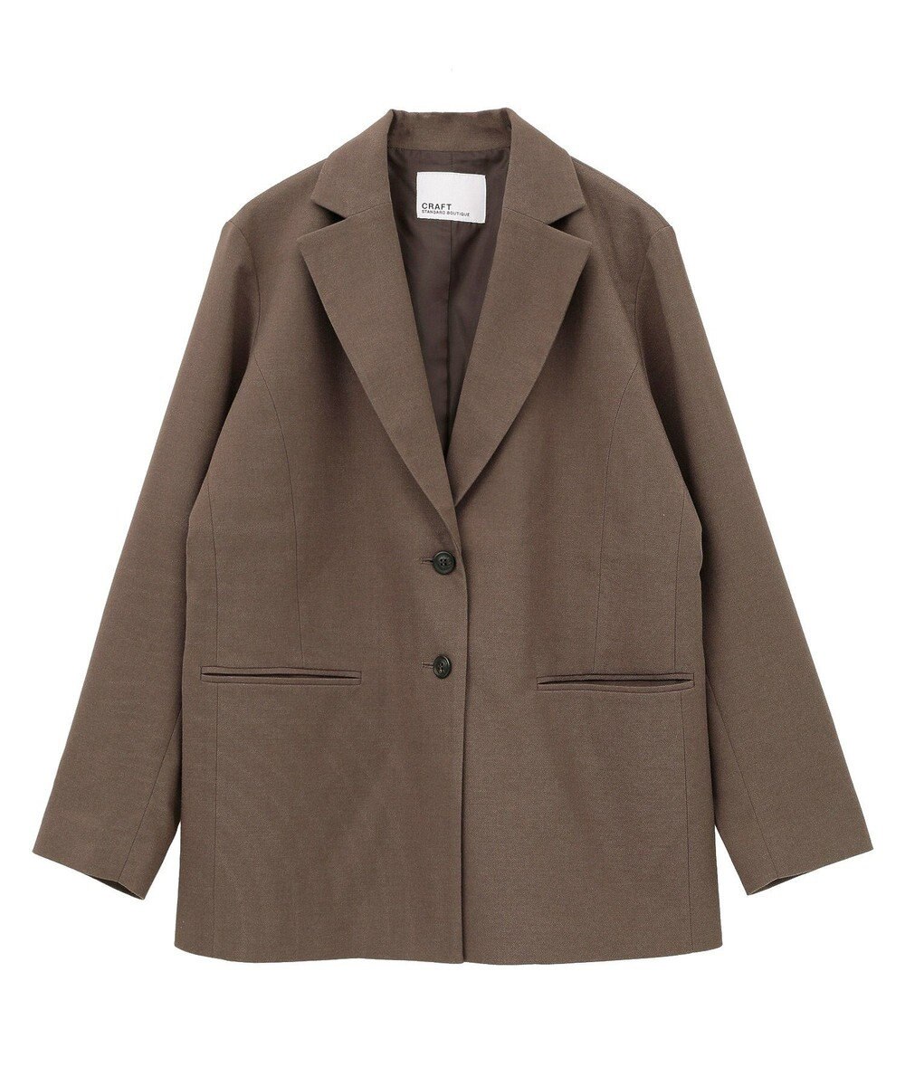 CRAFT STANDARD BOUTIQUE ウールライクオーバーサイズジャケット 