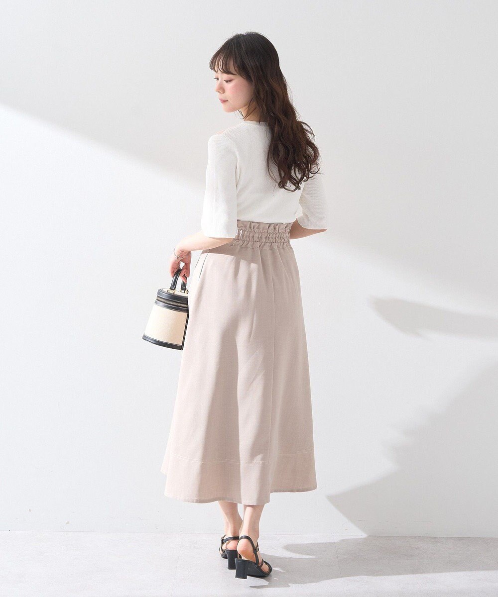 earth music&ecology シアーヨークニットプルオーバー 