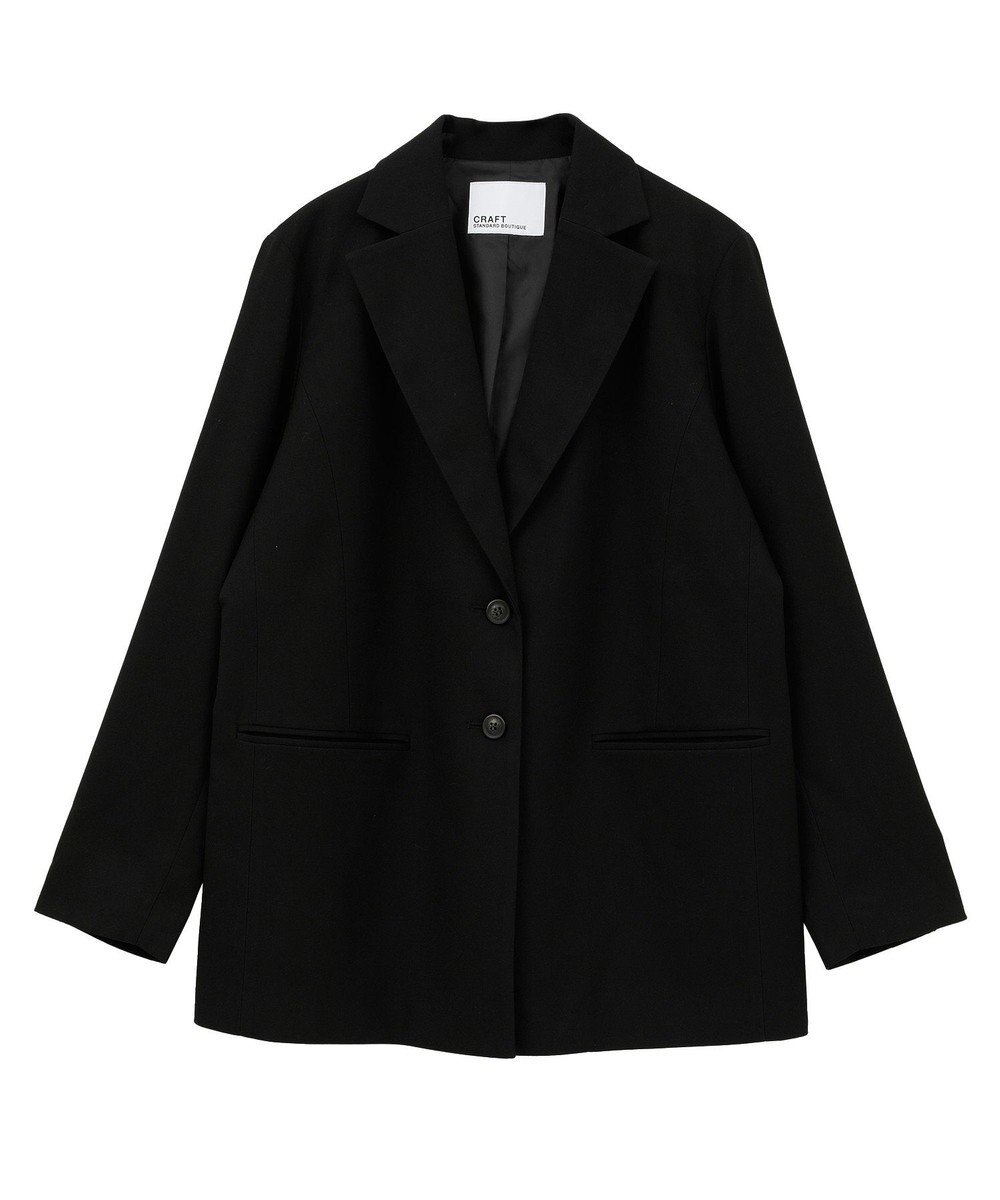 CRAFT STANDARD BOUTIQUE ウールライクオーバーサイズジャケット 